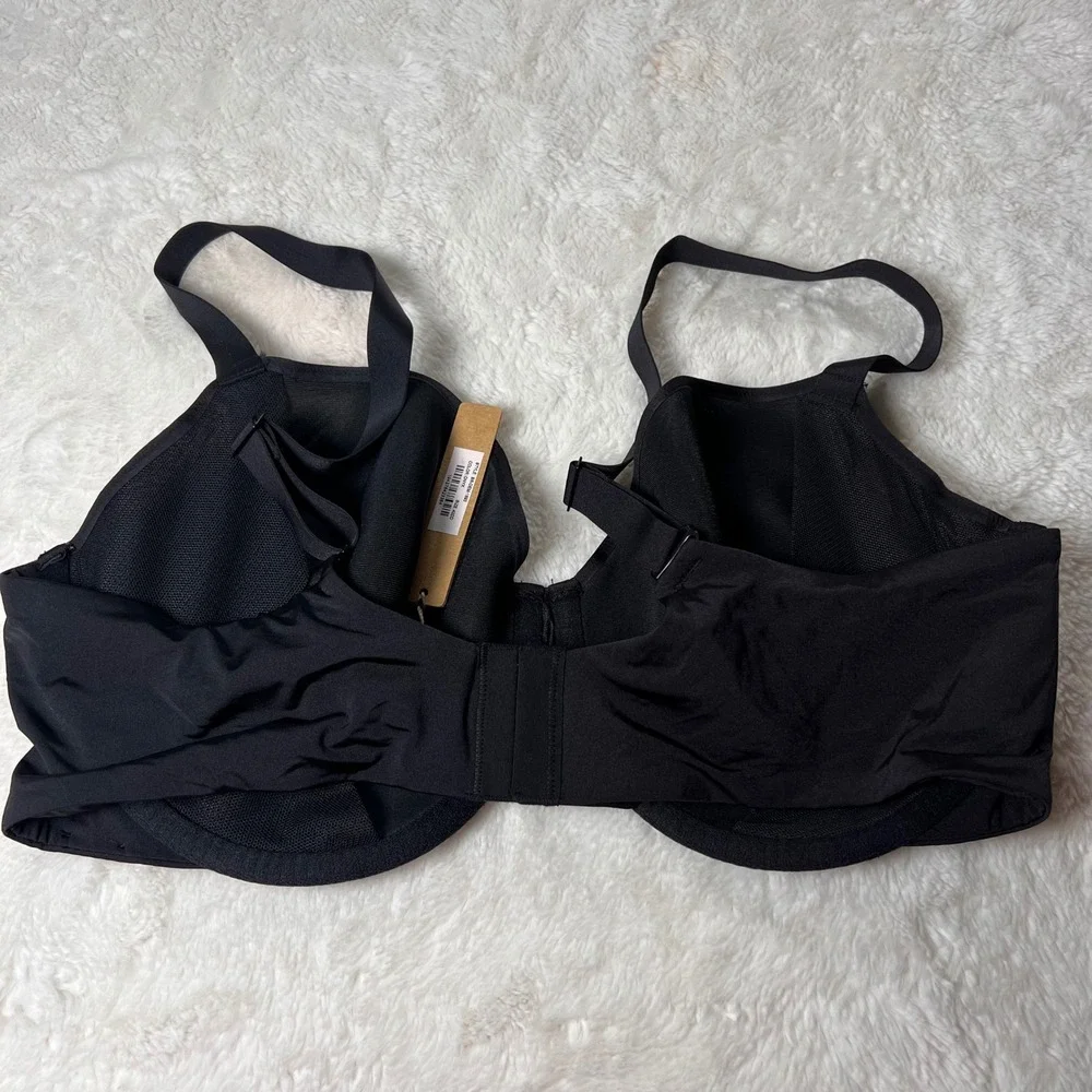 SKIMS Onyx Full Coverage Underwire Black Bra Style BR‎ DEM 1893  Size 42DD NWT - Picture 4 of 11
